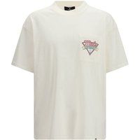 Represent Weißes Baumwoll-T-Shirt