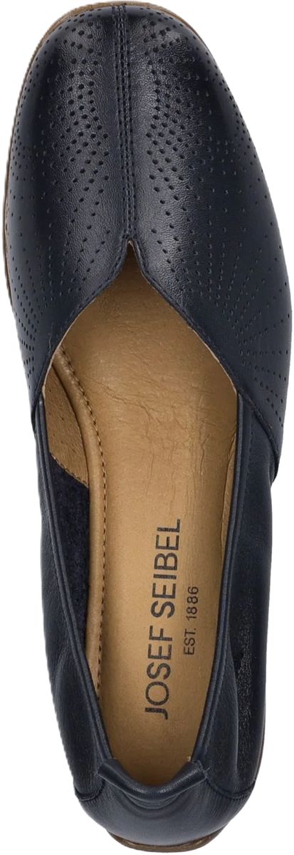 Perforierte Leder Komfort Ballerina