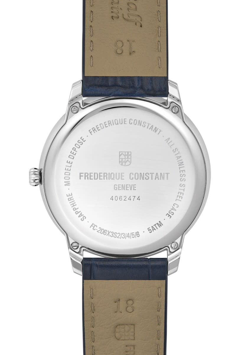 Elegante Mondphasenuhr mit Lederarmband