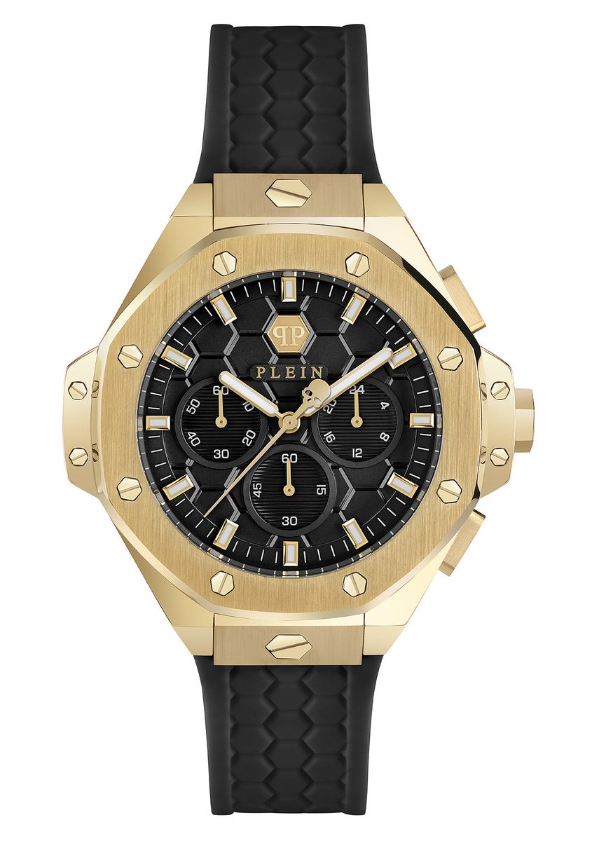 Philipp Plein Plein Chrono Royal Unisex Schwarz Uhr PWPSA0124