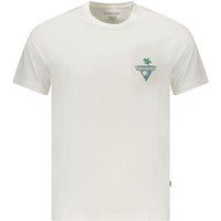 Guess Jeans Bianco Herren-T-Shirt aus Bio-Baumwolle