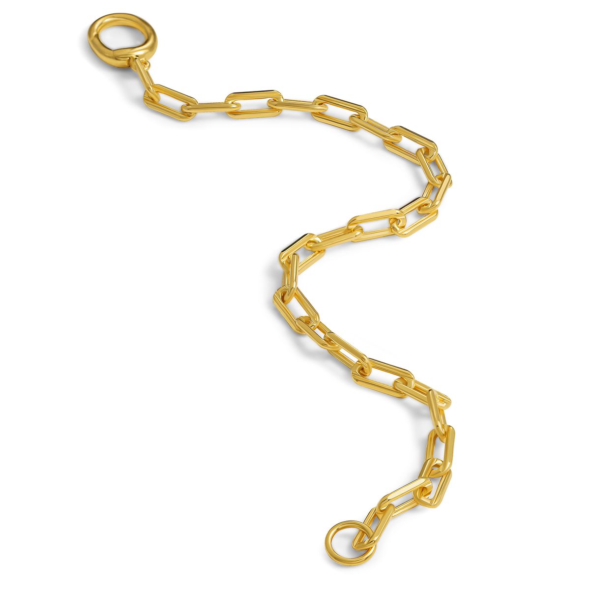 Elegantes Büroklammer-Gliederketten-Armband