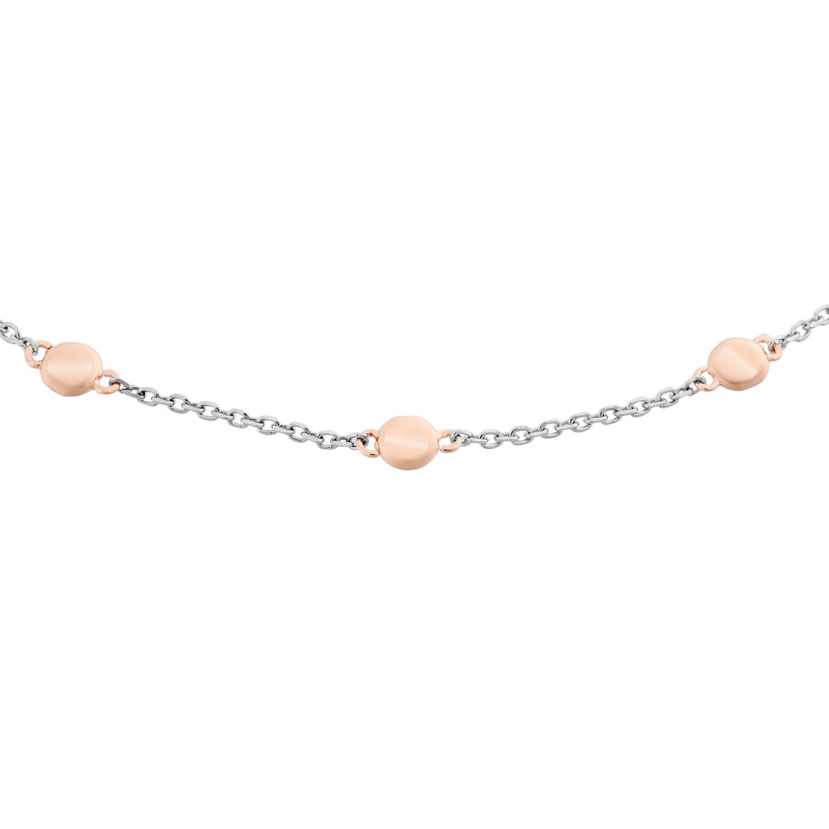 Orphelia 'Aurelie' Damenarmband aus 925er Sterling Silber - Silber/Rosé ZA-7385