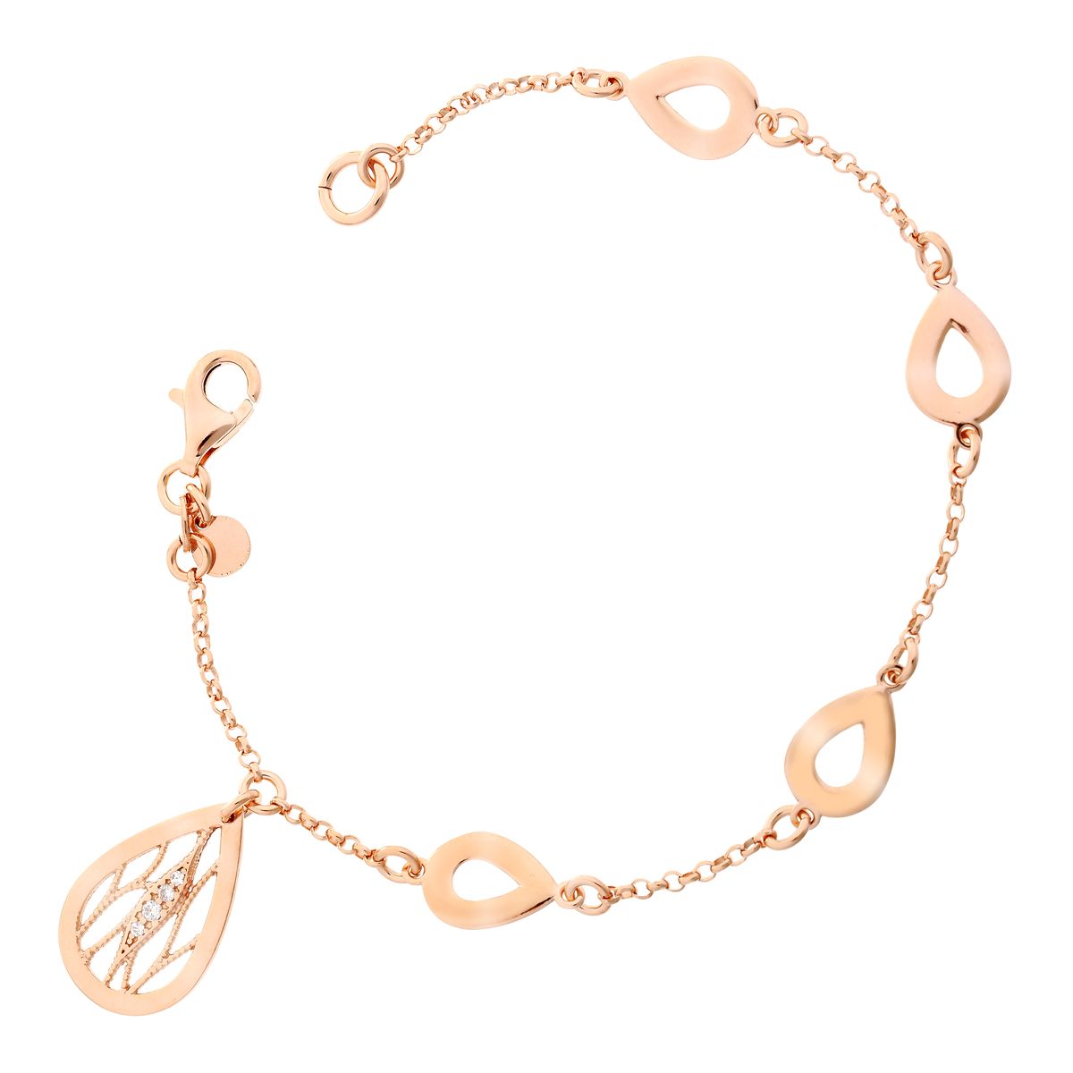 Orphelia 'Linda' Damen-Armband aus 925er Sterlingsilber - Rosé ZA-7188/RG