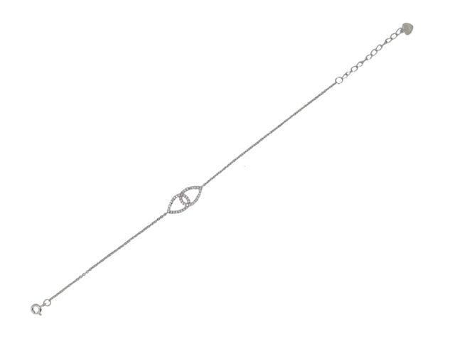 Armband mit ineinandergreifenden Tropfen-Elementen