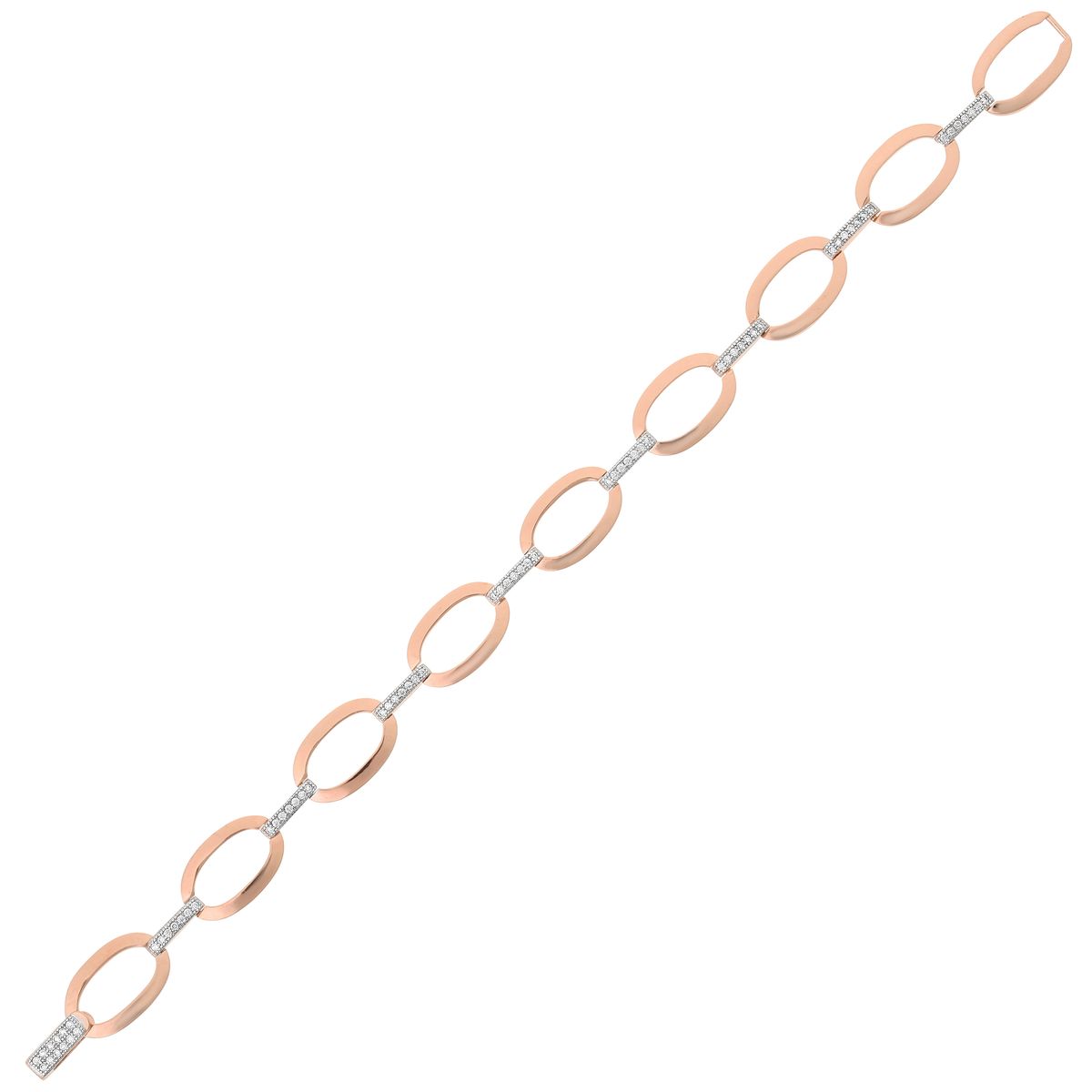 Orphelia Damen-Armband aus 925er Sterlingsilber, Rosé, ZA-7210