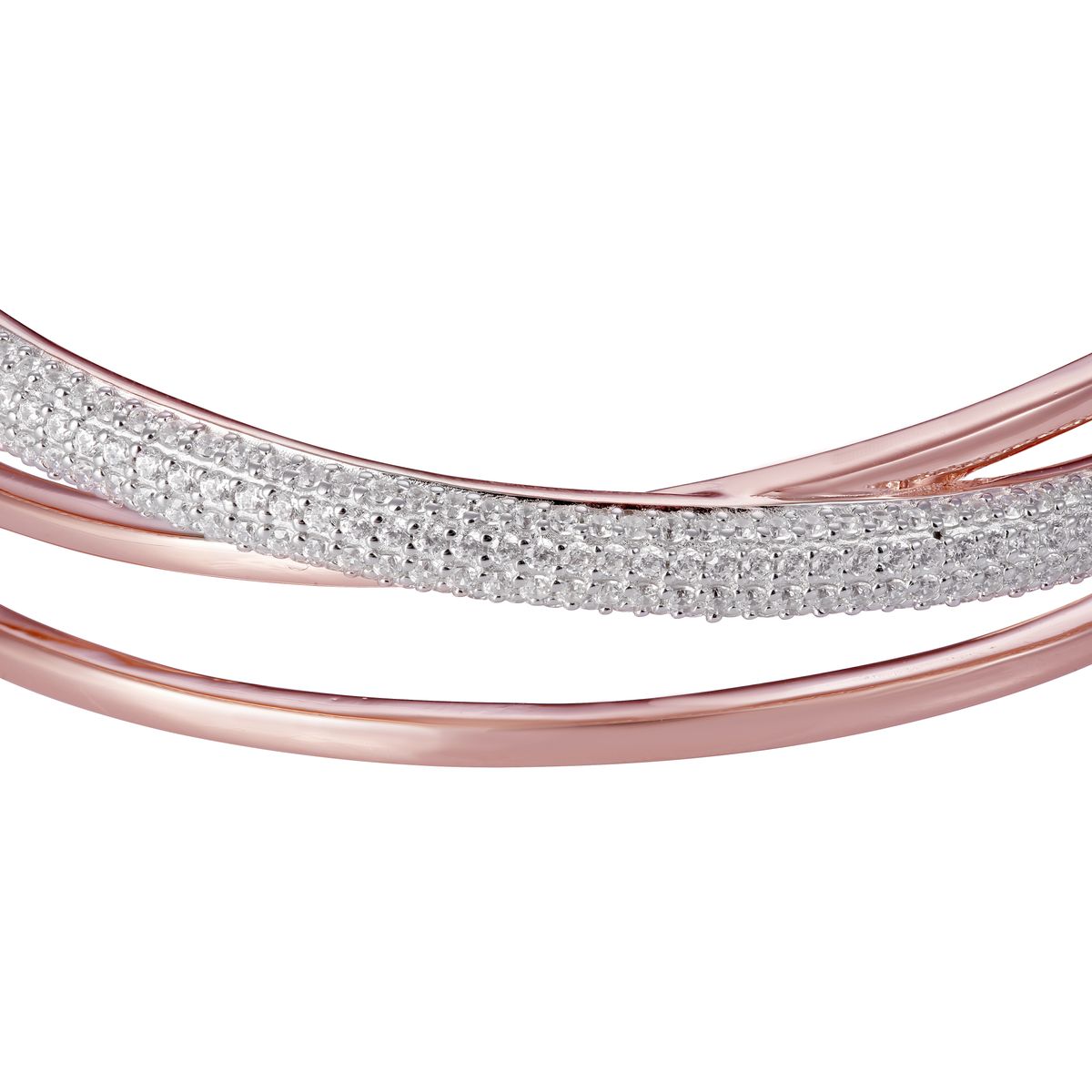 Orphelia Damen-Armband aus 925er Sterlingsilber, Rosé, ZA-7408