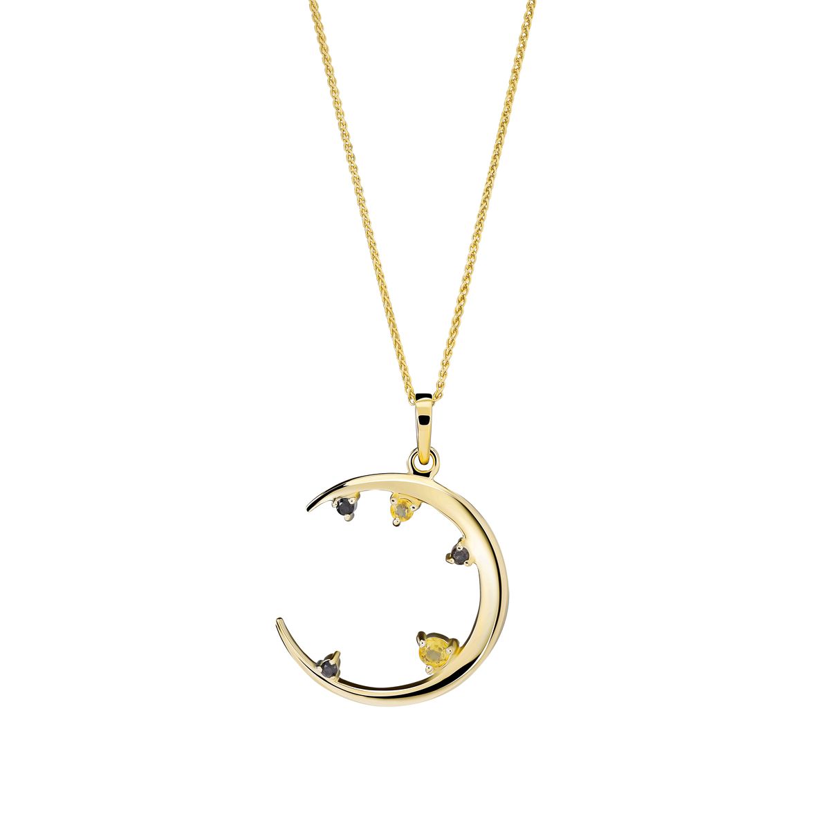 Orphelia 'Eline' Damenkette mit Anhänger aus 925er Sterlingsilber – Gold ZH-7497/G