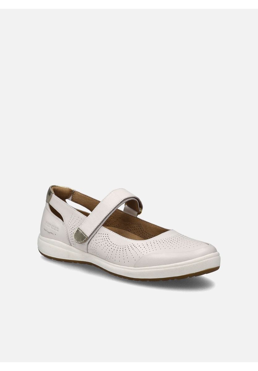 Perforiertes Leder Mary Jane Ballerina