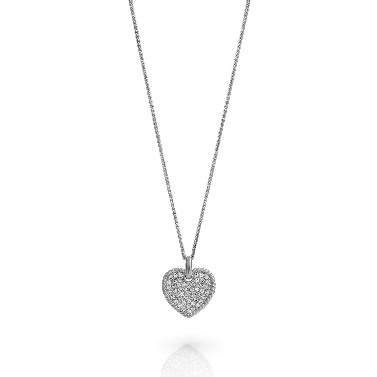Orphelia 'Elite' Damenkette aus 925 Sterling Silber mit Anhänger - Silber ZH-7566