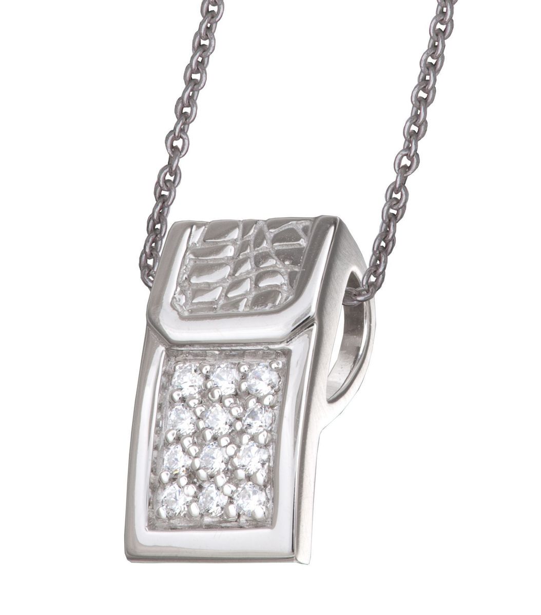 Orphelia Damen-Kette aus 925er Sterlingsilber mit Anhänger – Silber ZH-4562