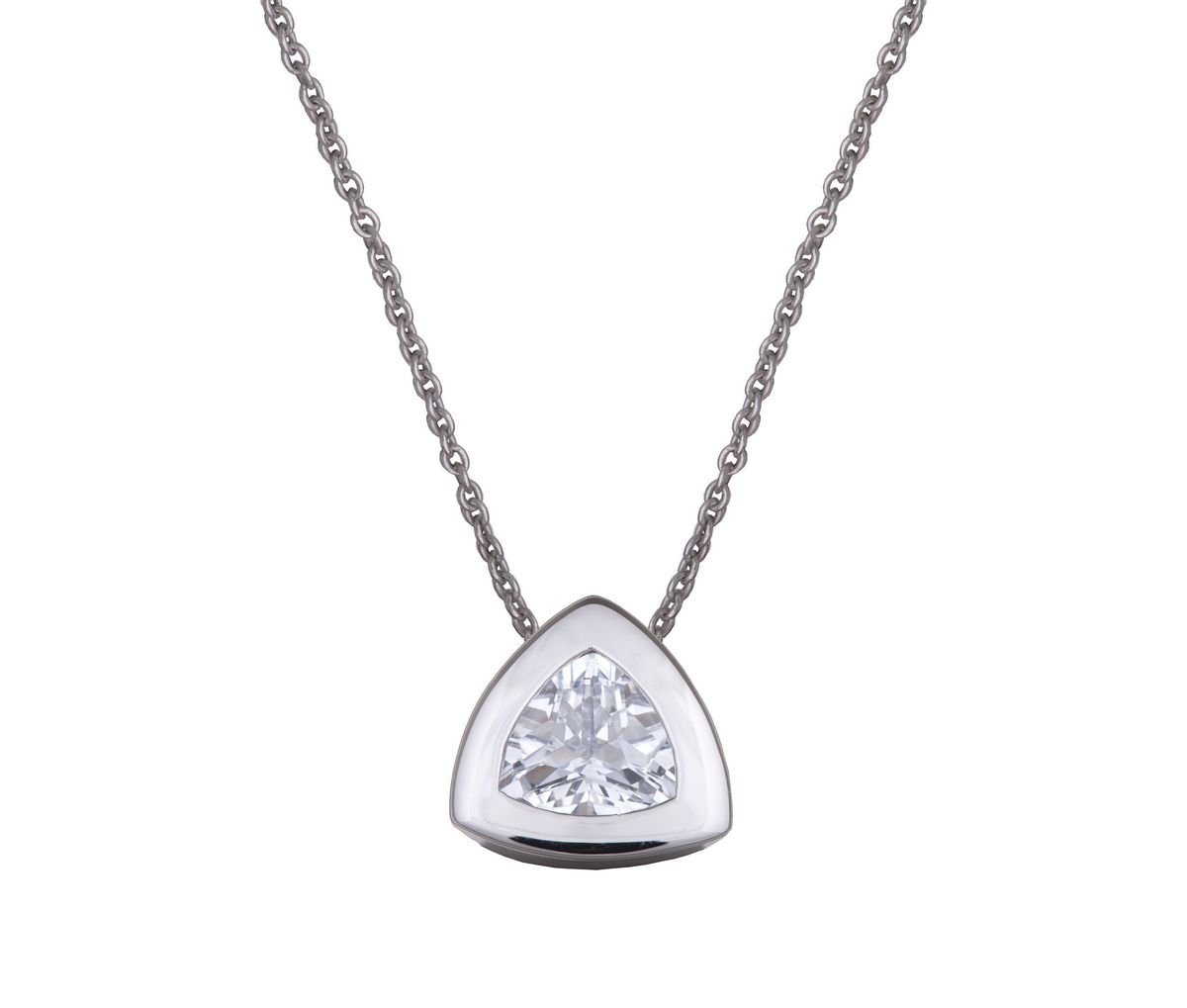 Orphelia Damen-Kette aus 925er Sterlingsilber mit Anhänger – Silber ZH-4566