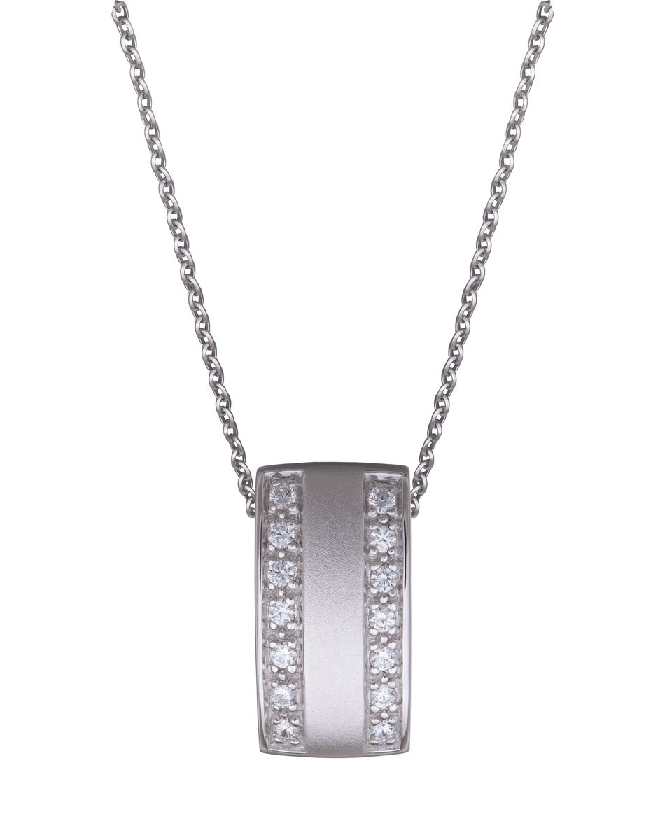 Orphelia Damen-Kette aus 925er Sterlingsilber mit Anhänger – Silber ZH-4575