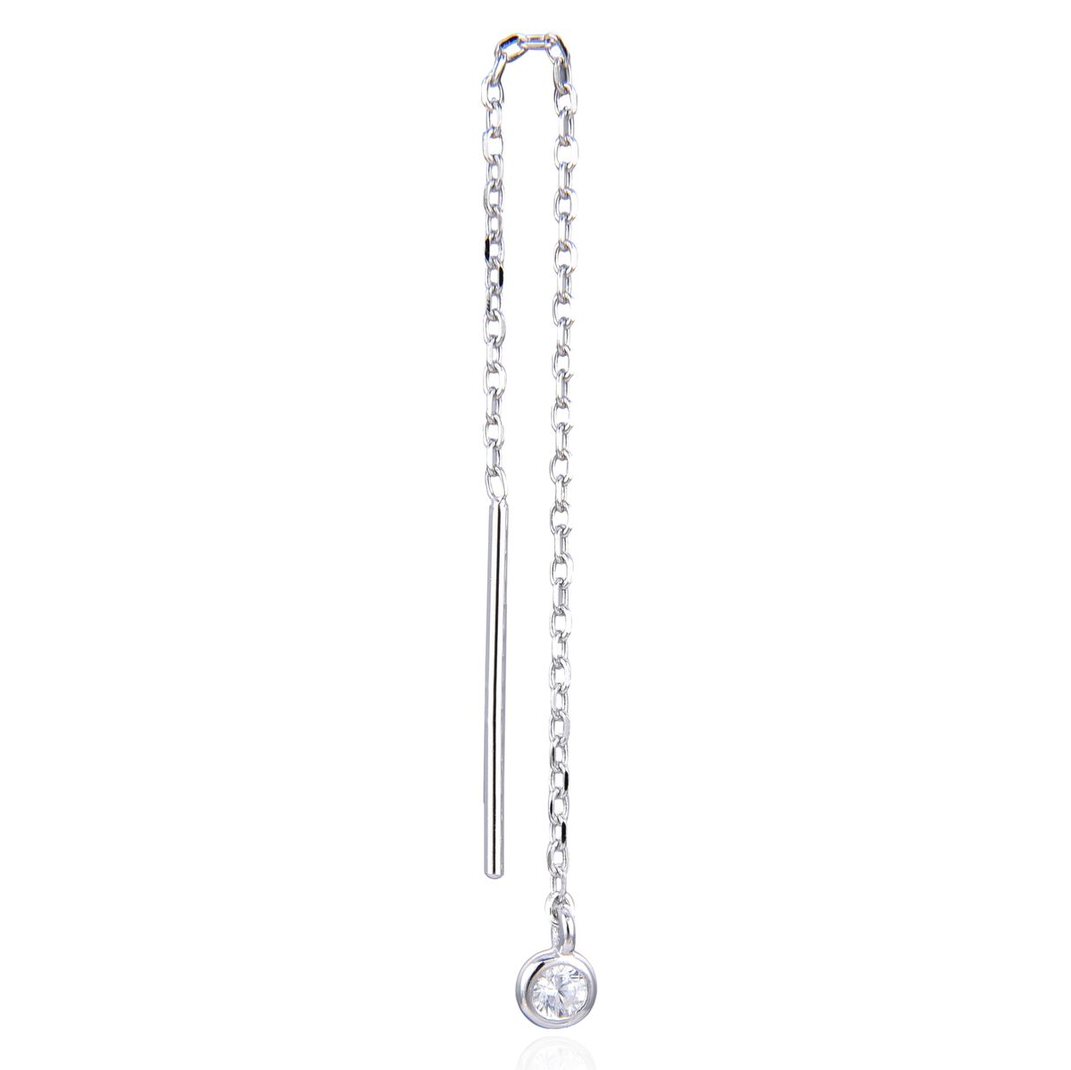 Gena Paris 'Round' Damen Ohrringe aus 925er Sterling Silber