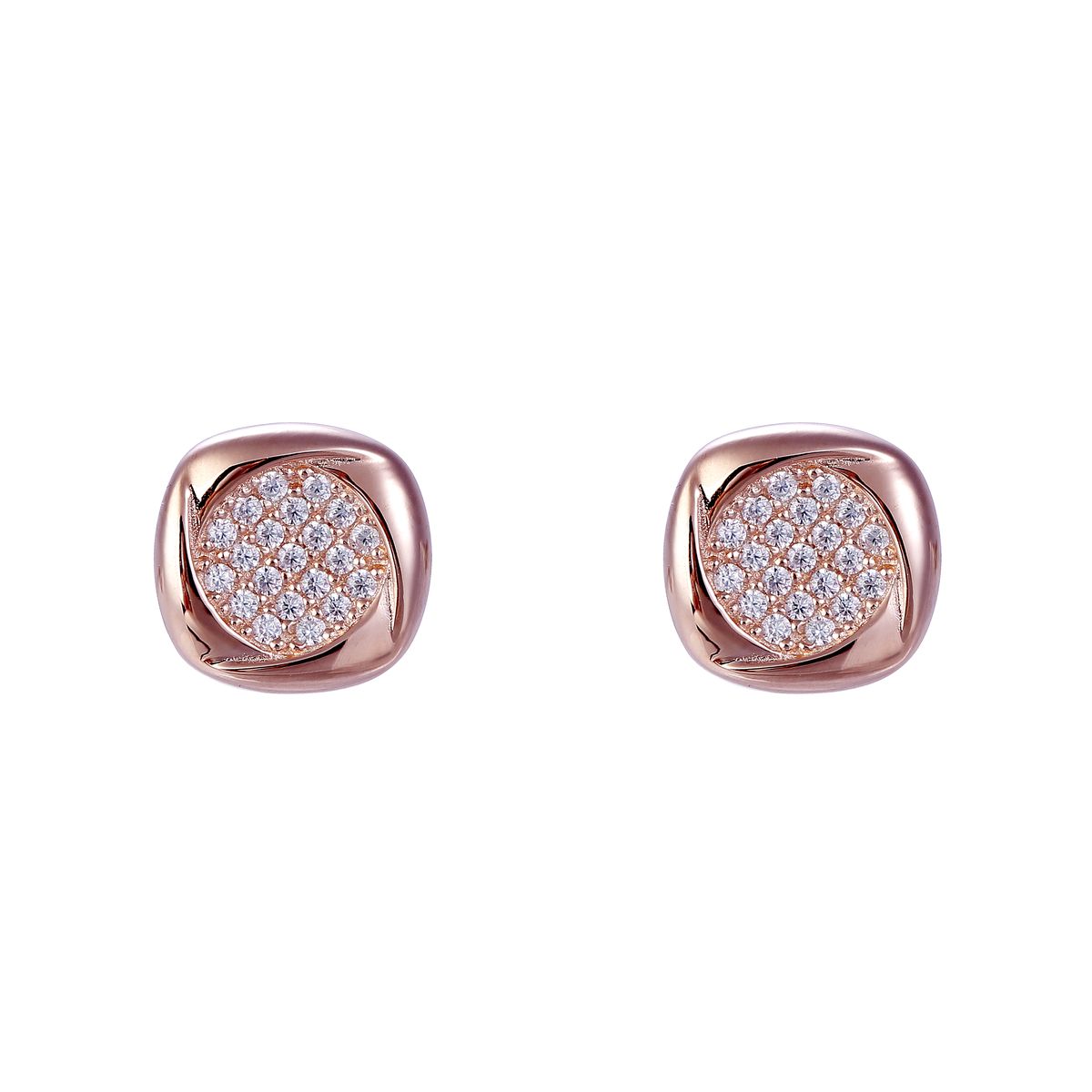 Orphelia 'Amalia' Ohrstecker aus 925er Sterlingsilber für Damen - Rosé ZO-7442