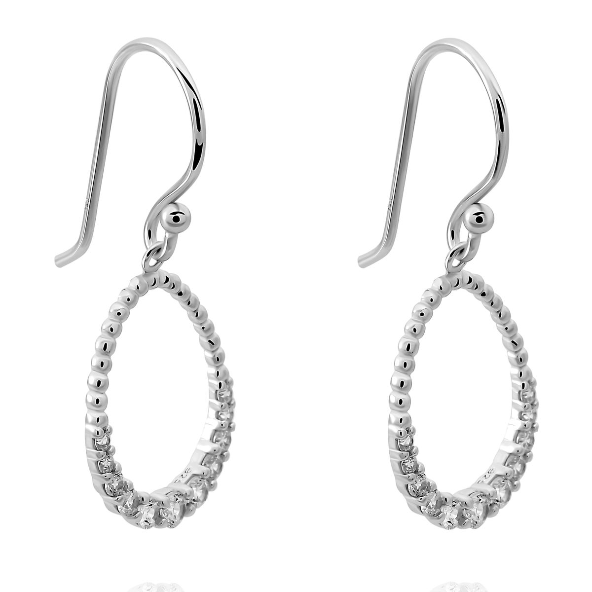 Orphelia 'Aria' Damen Ohrhänger aus 925er Sterling Silber - Silber ZO-7494