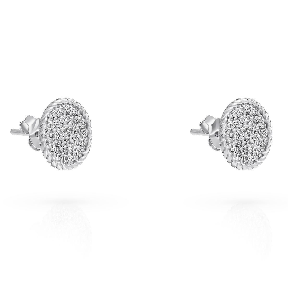 Orphelia 'Bella' Damen Ohrstecker aus 925er Sterling Silber - Silber ZO-7565