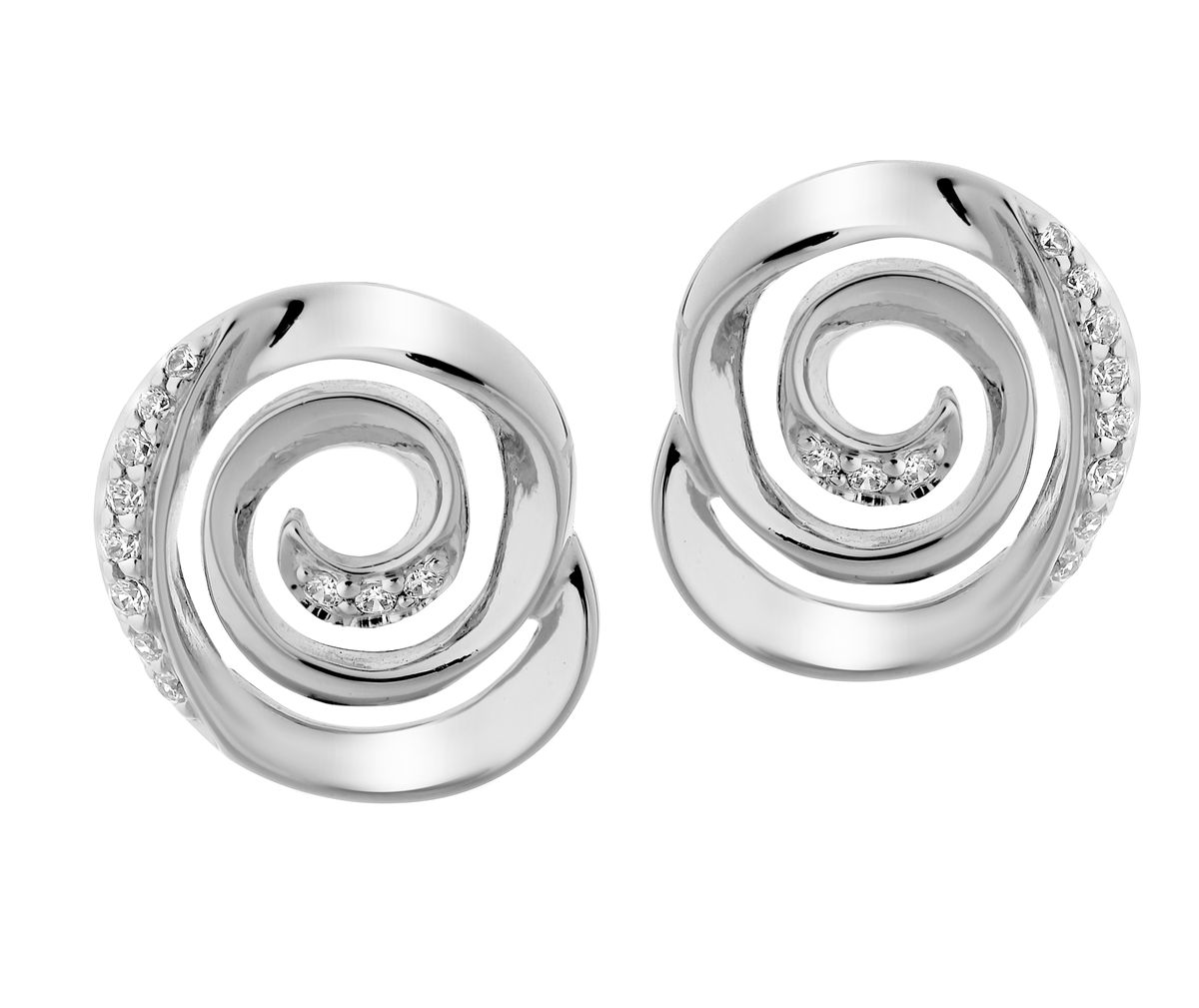 Orphelia 'Cora' Ohrstecker für Damen aus 925er Sterlingsilber - Silber ZO-7087