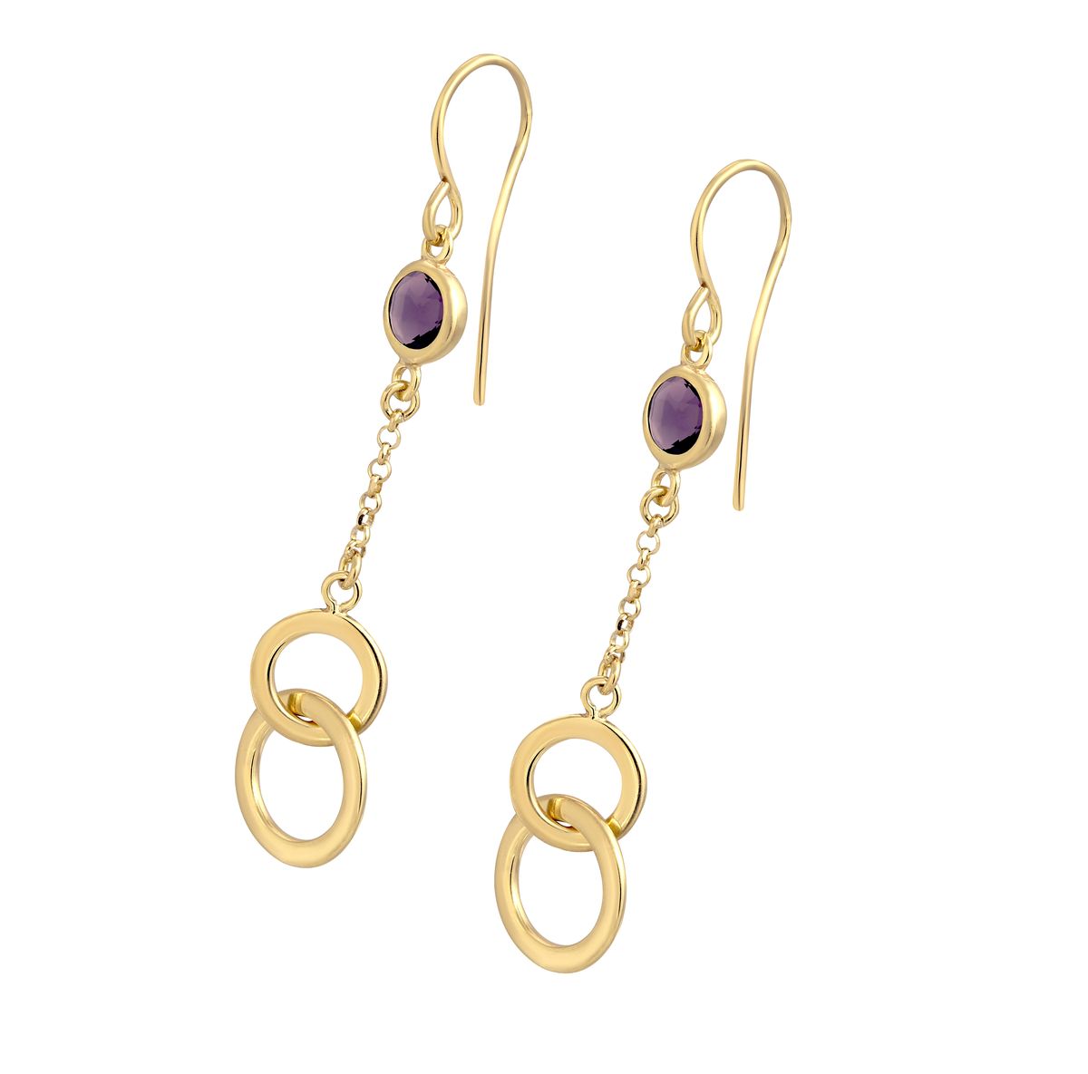 Orphelia 'Eloise' Tropfenohrringe aus 925er Sterlingsilber für Damen - Gold ZO-7409/G