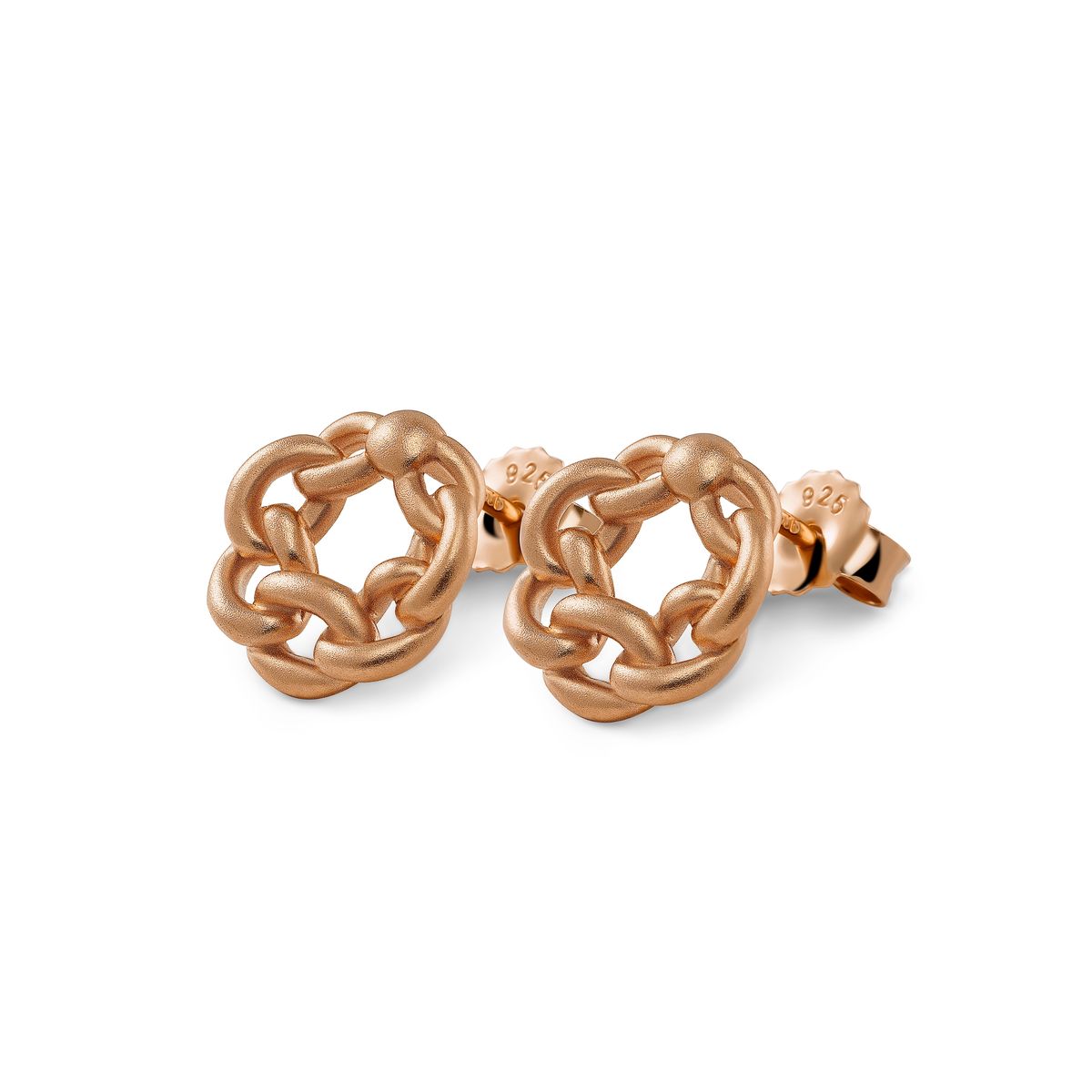 Orphelia 'Estelle' Damen 925er Sterling Silber Steckerohrringe - Rose ZO-7516/RG