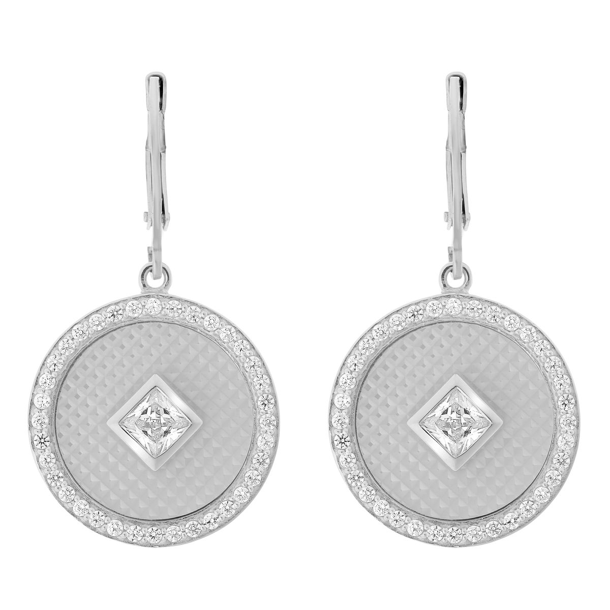 Orphelia 'Huda' Tropfenohrringe aus 925er Sterlingsilber für Damen - Silber ZO-7290