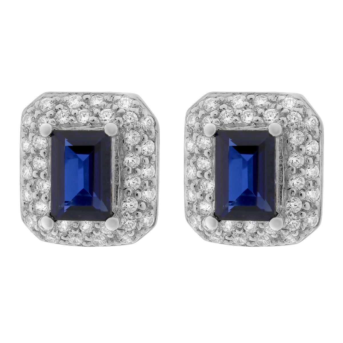 Orphelia 'Jackie' Ohrstecker für Damen aus 925er Sterlingsilber - Silber ZO-7237/SA