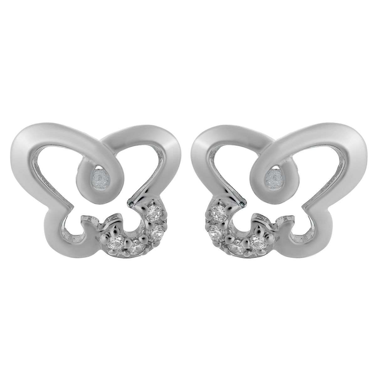 Orphelia 'Joya' Ohrstecker für Damen aus 925er Sterlingsilber - Silber ZO-7088