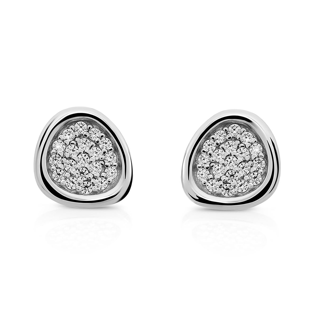 Orphelia 'Layla' Damen 925 Sterling Silber Ohrstecker - Silber ZO-7489