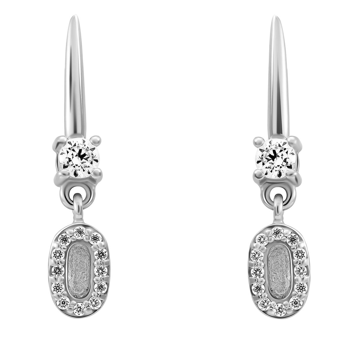 Elegante Tropfenohrringe mit Solitär-Zirkonia