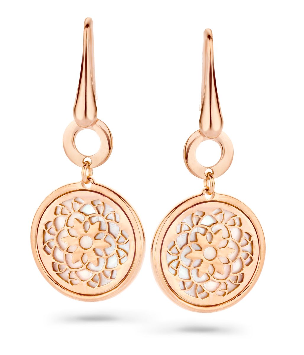 Orphelia 'Madelene' Damen 925er Sterling Silber Ohrringe - Rose ZO-7163/RG