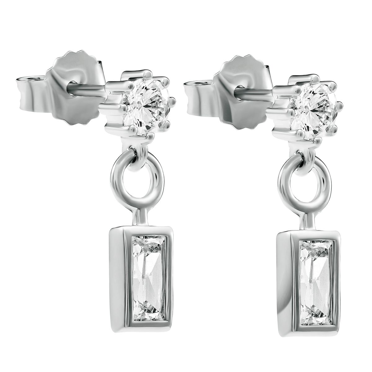 Orphelia 'Madelyn' Damen 925er Sterling Silber Tropfenohrringe - Silber ZO-7583