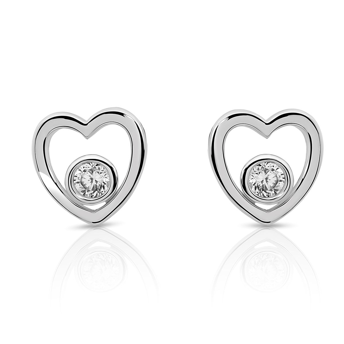 Orphelia 'Mila' Ohrstecker für Damen aus 925er Sterlingsilber - Silber ZO-7484