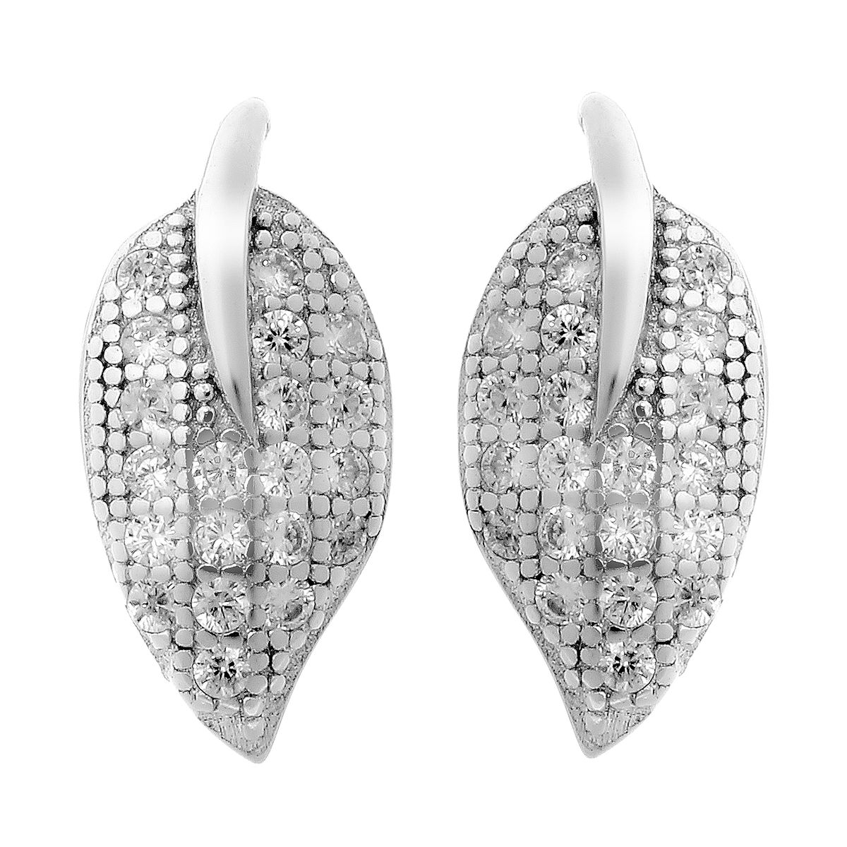 Orphelia 'Ruth' Ohrstecker aus 925er Sterlingsilber für Damen - Silber ZO-7220