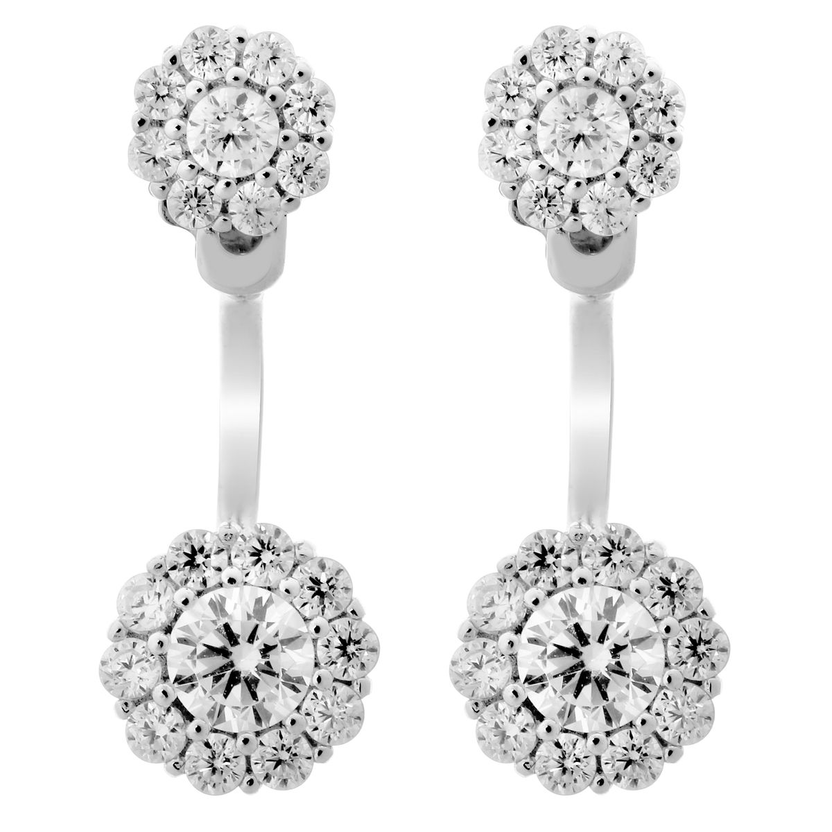 Orphelia 'Victoria' Ohrstecker für Damen aus 925er Sterlingsilber - Silber ZO-7222