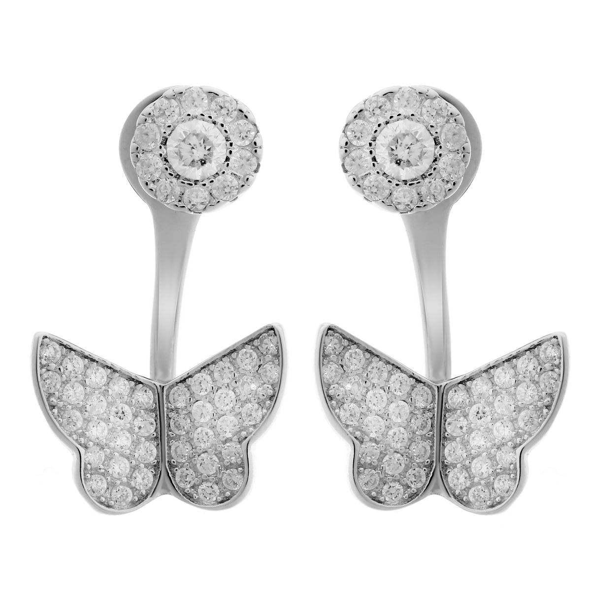 Orphelia 'Viva' Ohrstecker für Damen aus 925er Sterlingsilber - Silber ZO-7221