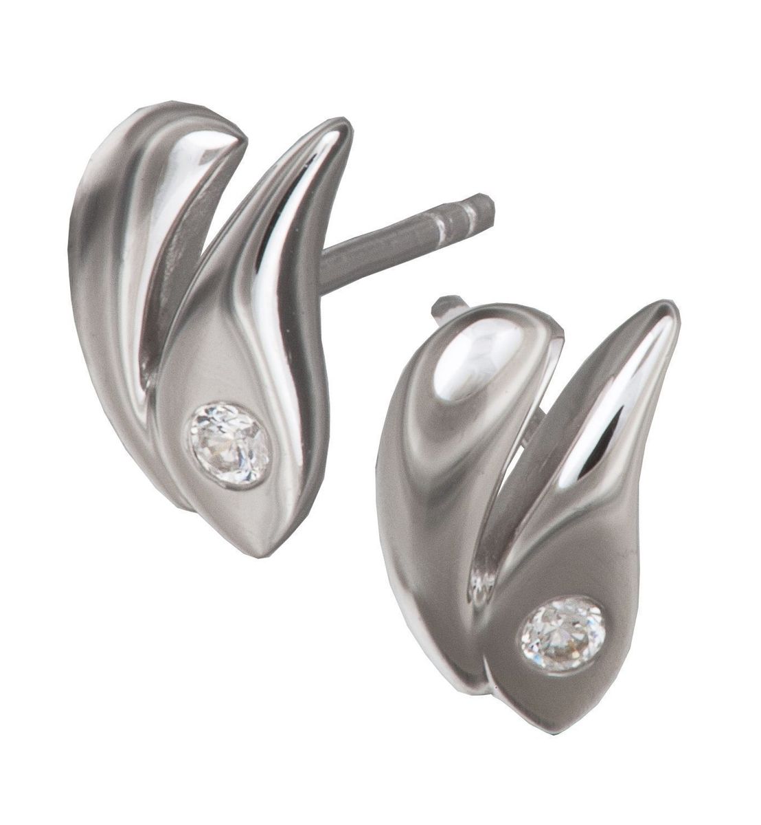 Orphelia Damen 925 Sterling Silber Ohrstecker - Silber ZO-5928