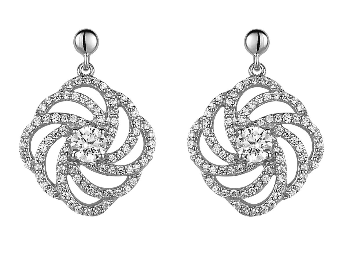 Orphelia Damen-Ohrhänger aus 925er Sterlingsilber – Silber ZO-5178