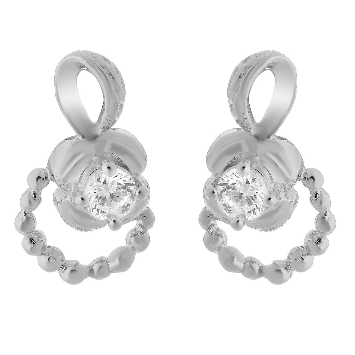 Orphelia Ohrstecker für Damen, 925 Sterlingsilber, Silber ZO-5236