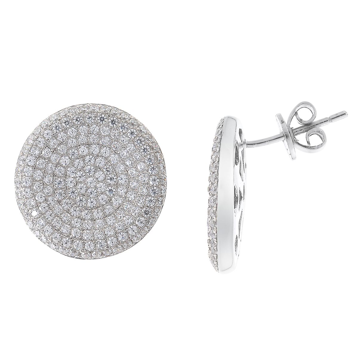 Orphelia Ohrstecker für Damen, 925 Sterlingsilber, Silber ZO-5794