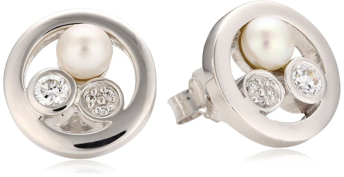 Orphelia Ohrstecker für Damen, 925 Sterlingsilber, Silber ZO-5896