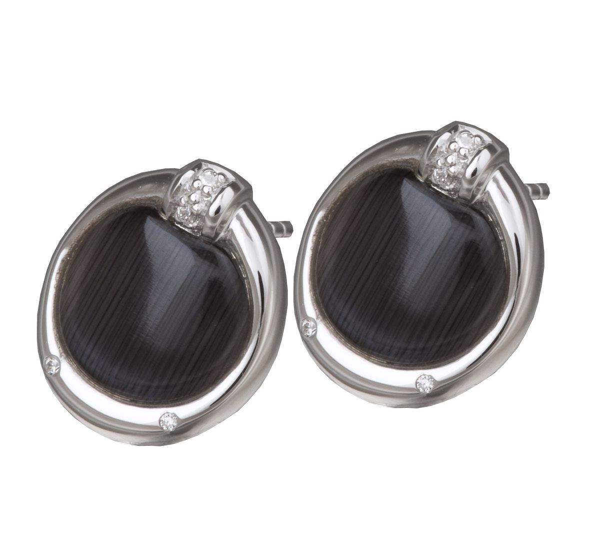 Orphelia Ohrstecker für Damen, 925 Sterlingsilber, Silber ZO-5900