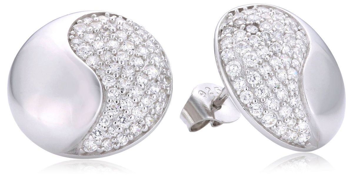 Orphelia Ohrstecker für Damen, 925 Sterlingsilber, Silber ZO-5968