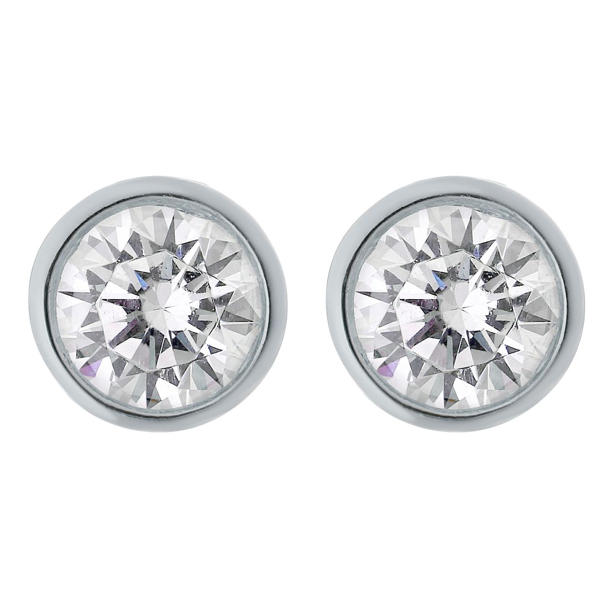 Orphelia Ohrstecker für Damen, 925 Sterlingsilber, Silber ZO-6079