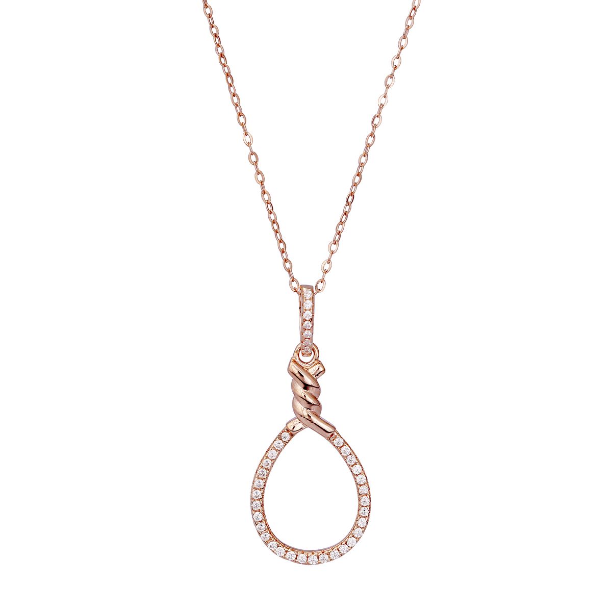 Elegantes Schmuckset mit gedrehten Schlaufen