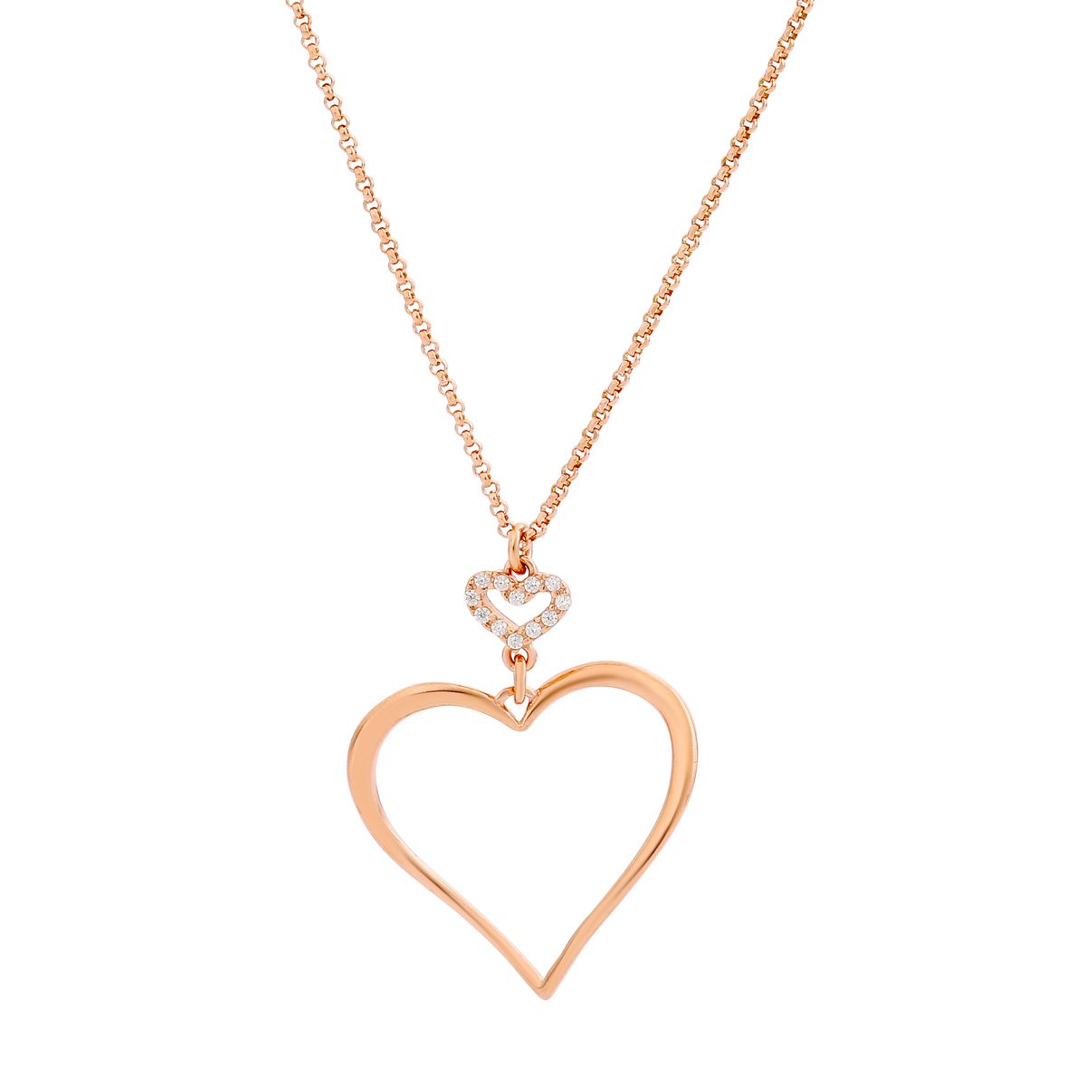 Schmuckset mit offenen Herzen