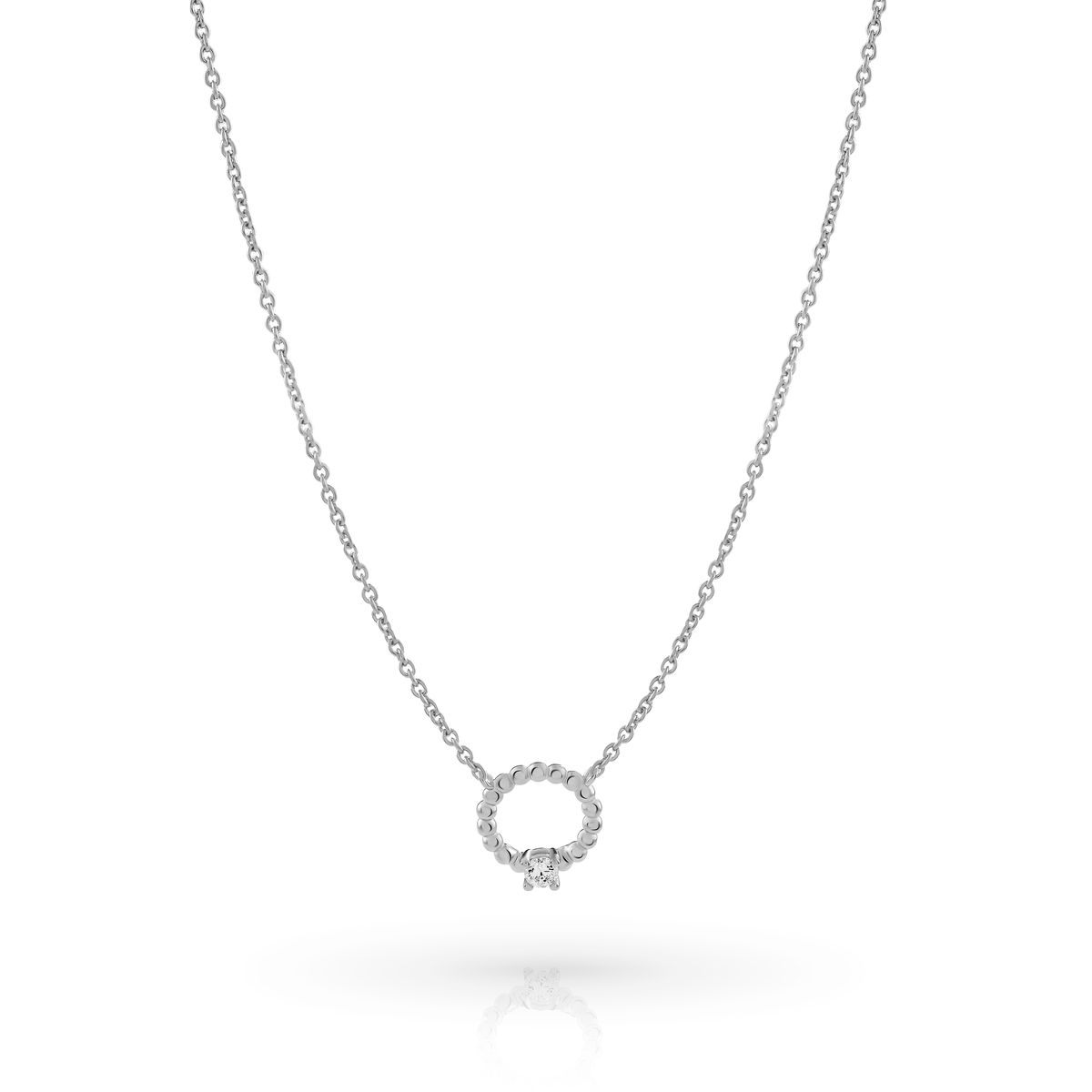 Schmuckset mit Perlenkreis-Anhänger