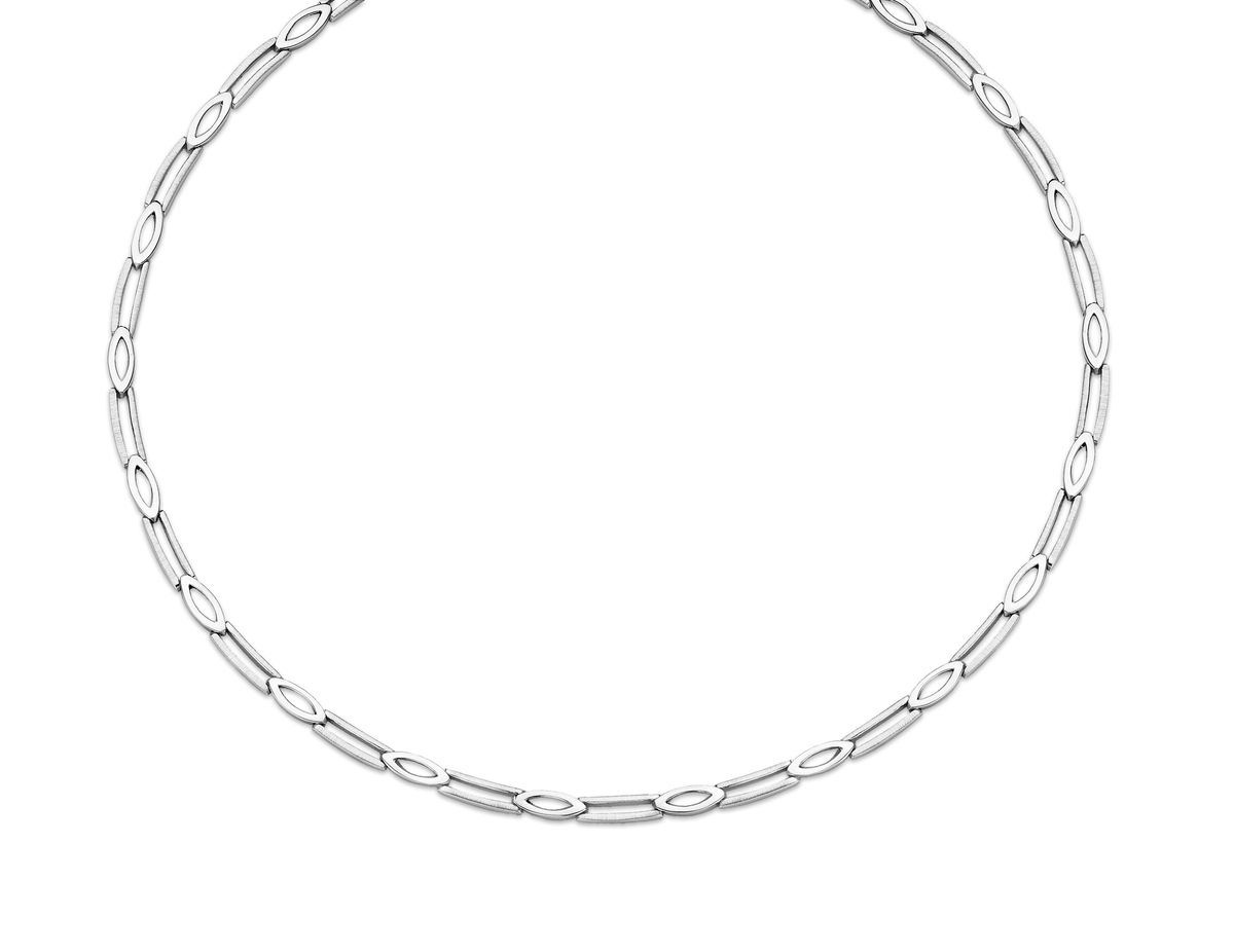 Elegantes Glieder-Schmuckset aus Silber