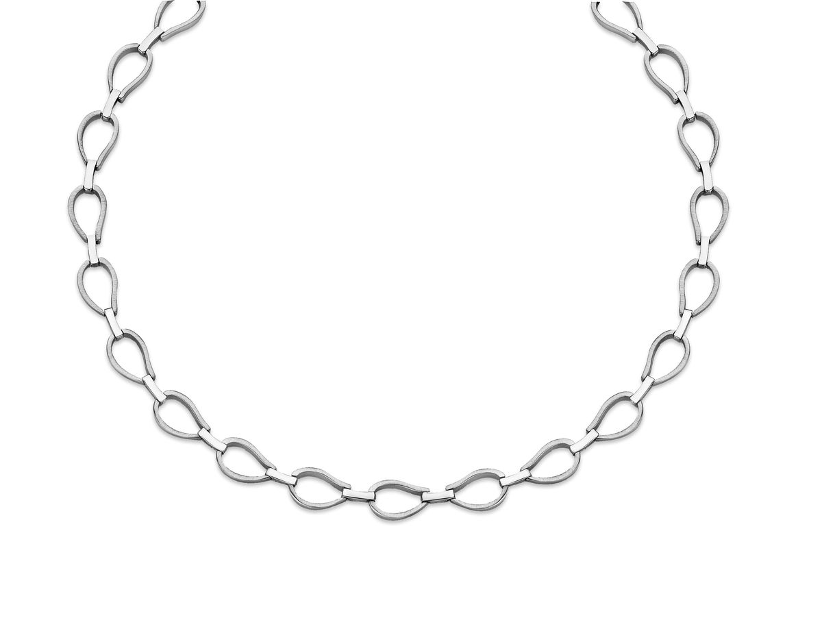 Schmuckset mit Tropfengliedern aus Silber