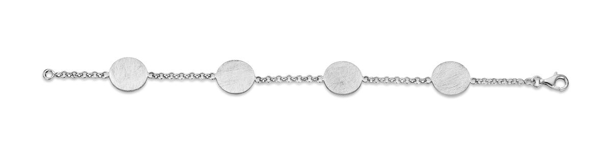 Sterling Silber Disc Schmuckset