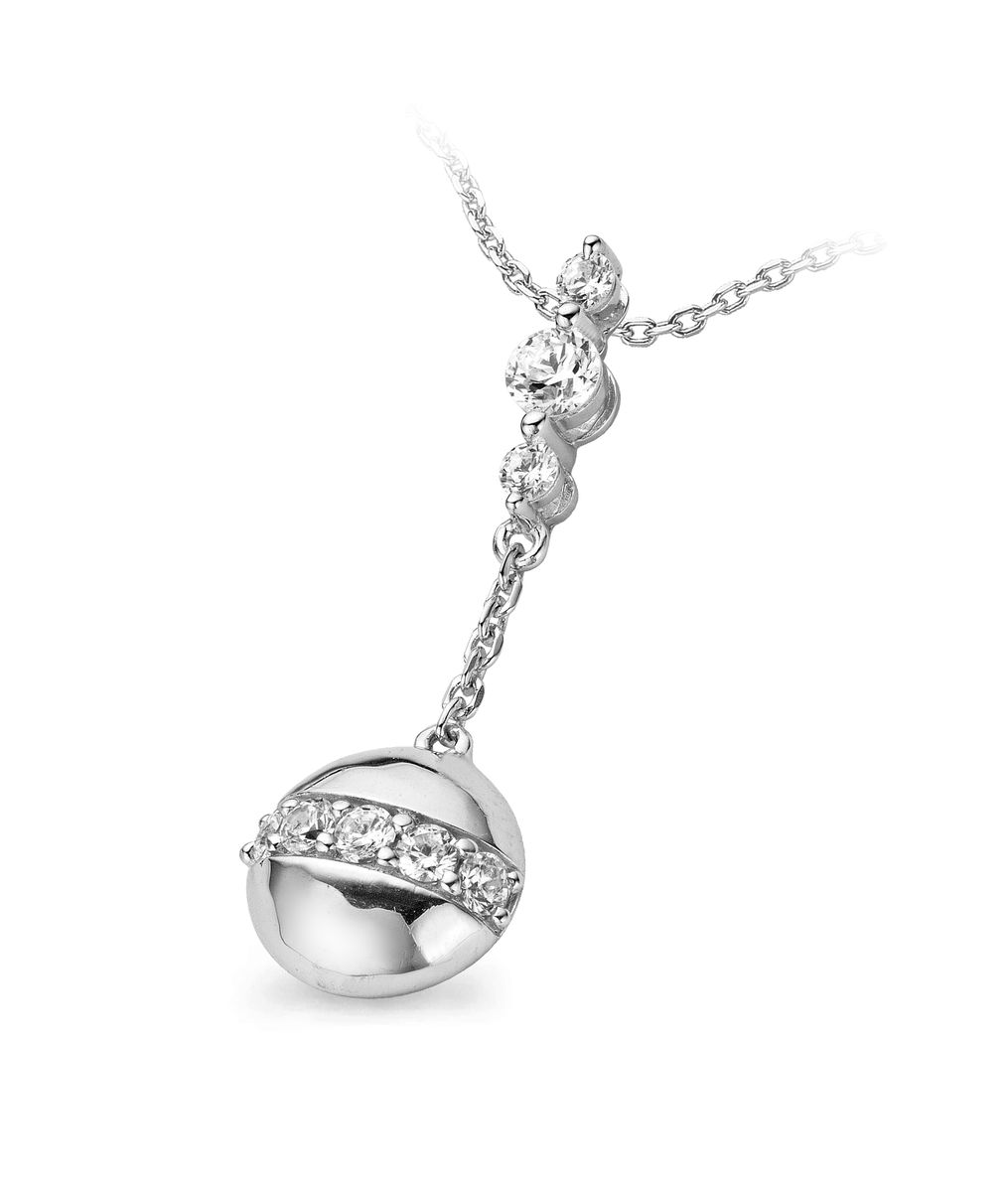 Schmuckset aus Sterlingsilber mit Kugelanhängern